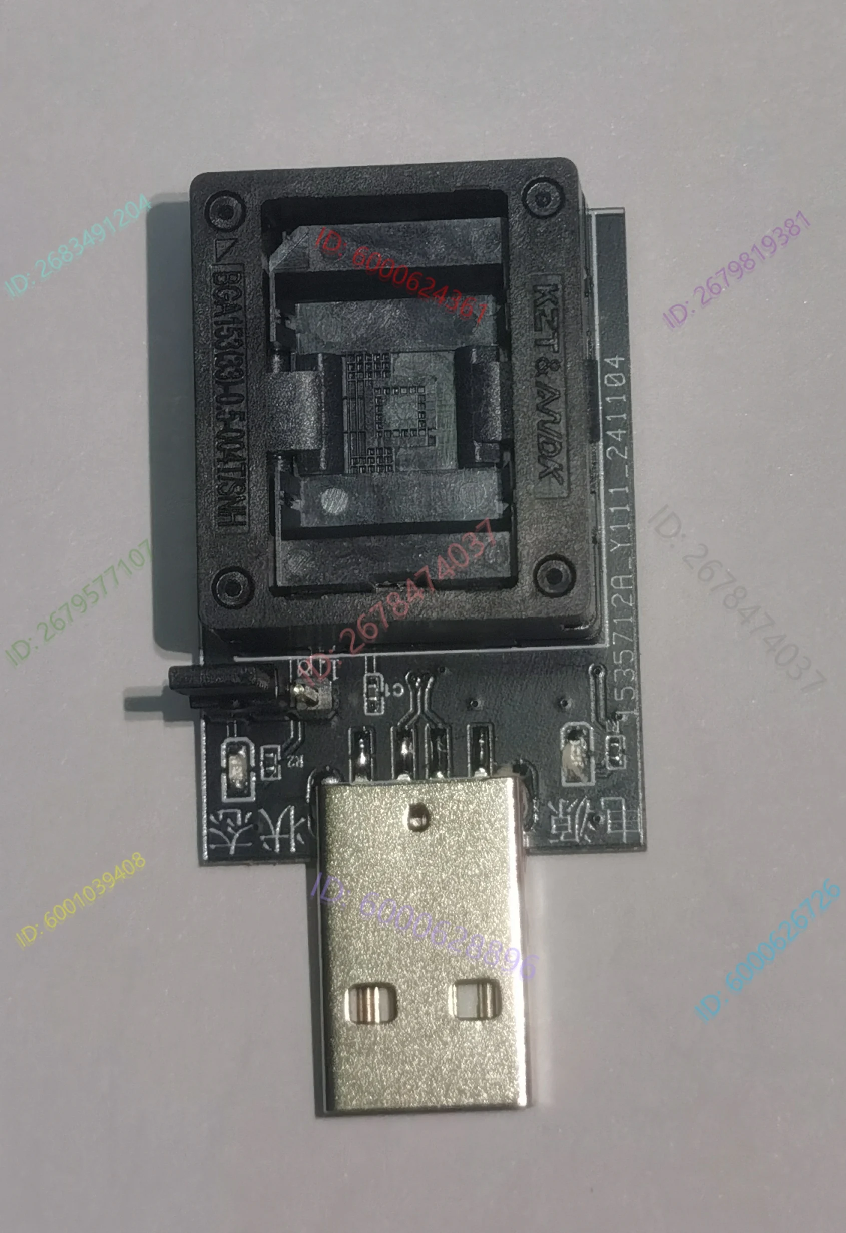 

Emmc programmer, emmc153 burn-in slot to USB2.0, data recovery
