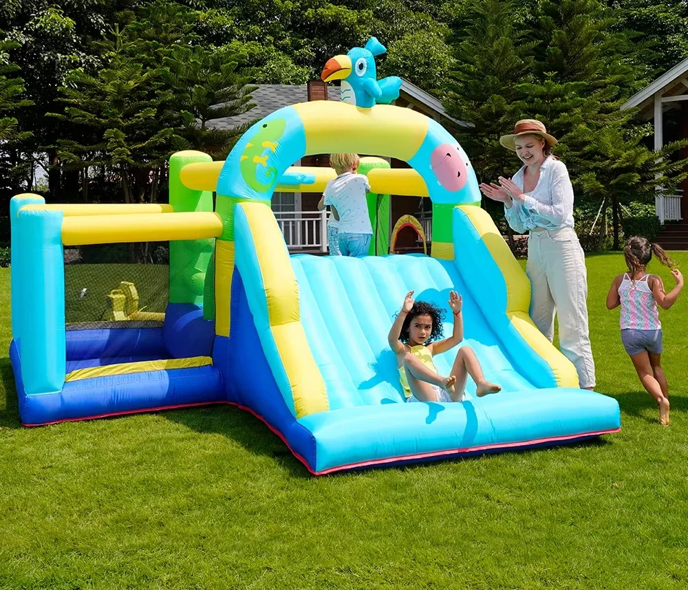 Factory Outdoor Kid Toy Combo  House Pastel Jumping Castle For  Inflatable Bouncer Water Slide