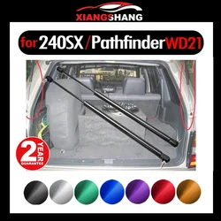 Resorte de puntales de Gas para puerta trasera de Nissan, escotilla trasera de 2 piezas, compatible con Nissan 240SX Pathfinder Terrano WD21 SUV 1989-1990 23,11 pulgadas