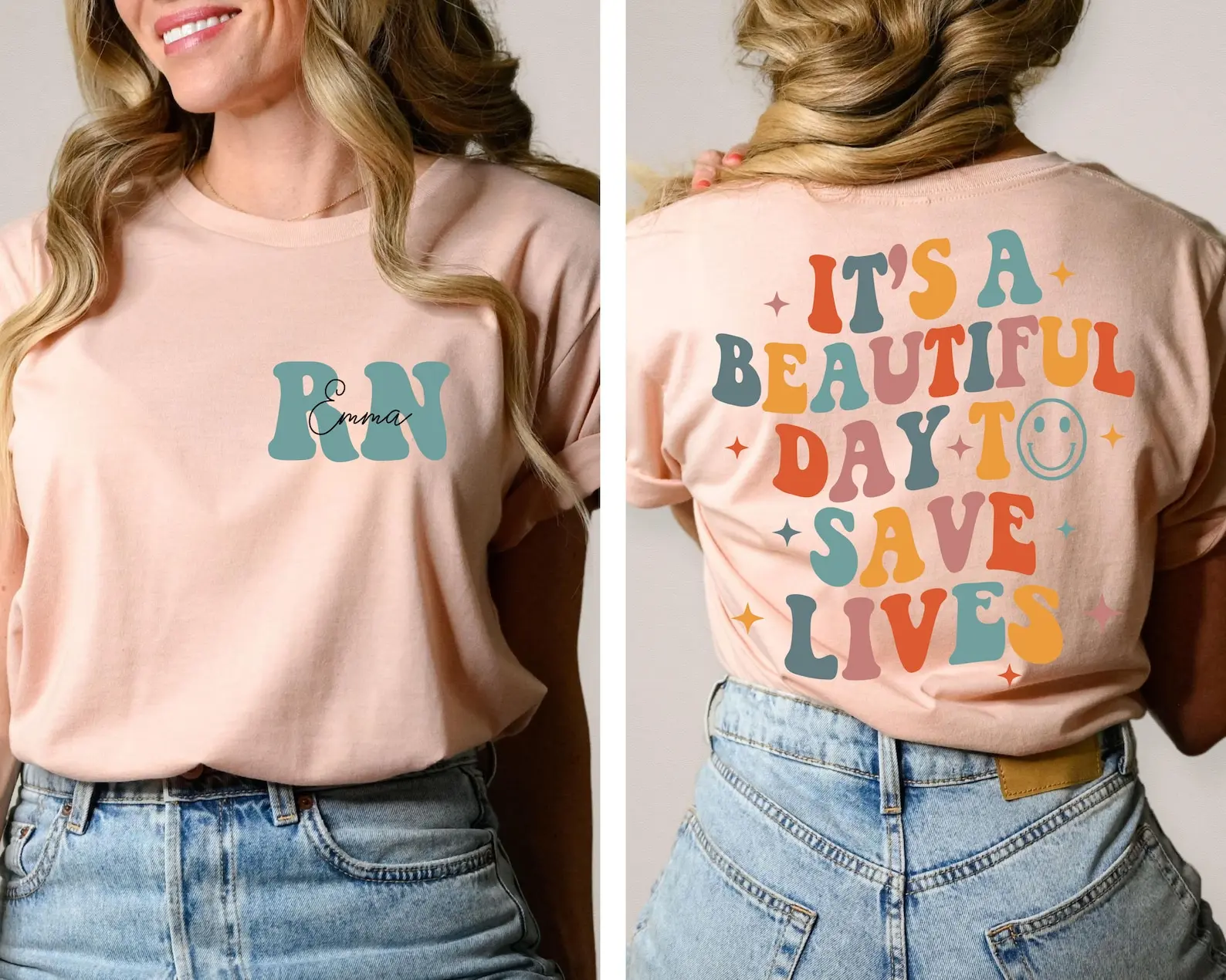 It's Beautiful Day To Save Lives Custom Nurse Sweatshirt Sweater New Gift