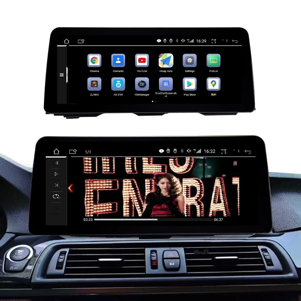 12.3inch  Android 11 Car GPS Navigation Multimedia Radio Dvd  Player for   5 Series F10 F11 2011-2016 CIC/NBT  Carplay WIFI 4G