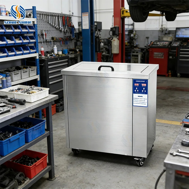 

Heavy-duty Built-in Generator Ultrasonic Cleaning Machine For Automotive Rust Removal Electric Fuel 220V 380V Industrial Pro