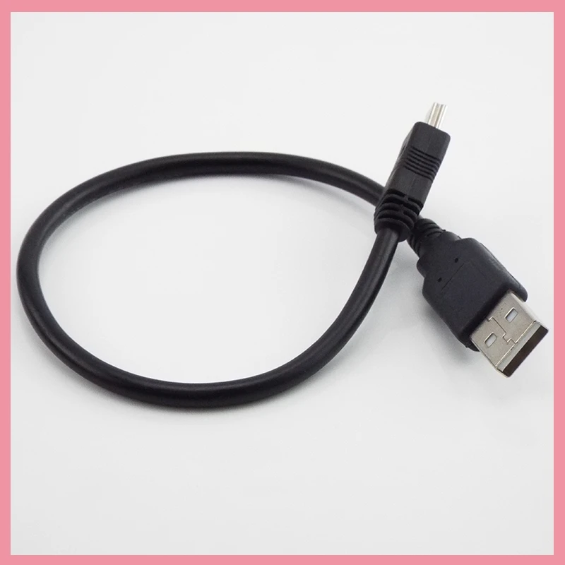 0.3m/0.5m/1m/3m/5m Mini T port to USB 2.0 A Male Data Sync Charger Charging Cable Line Wire for MP3 MP4 Car Camera B6
