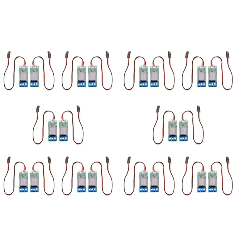 

Hot Sale20pcs RC PWM Electronic Relay Switch For RC Airplane DIY Model Navigation Lights Controller Universal K1 Switch