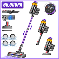 AUTHMIC Cordless Vacuum Cleaner 65KPa Suction Brushless Motor 70min Runtime HEPA Filter Smart Display for Pet Hair Home Cleaning