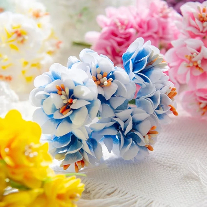 

1/4PCS Artificial Flowers Silk Carnation Bouquet Christmas Decor DIY Accessory Home Room Wedding High Quality Decorative Product