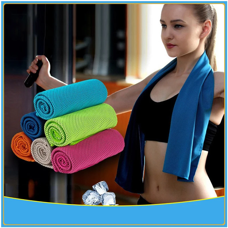 Cool Towel New Ice Cold Enduring Running Jogging Gym Instant Cooling Outdoor Sports Towel