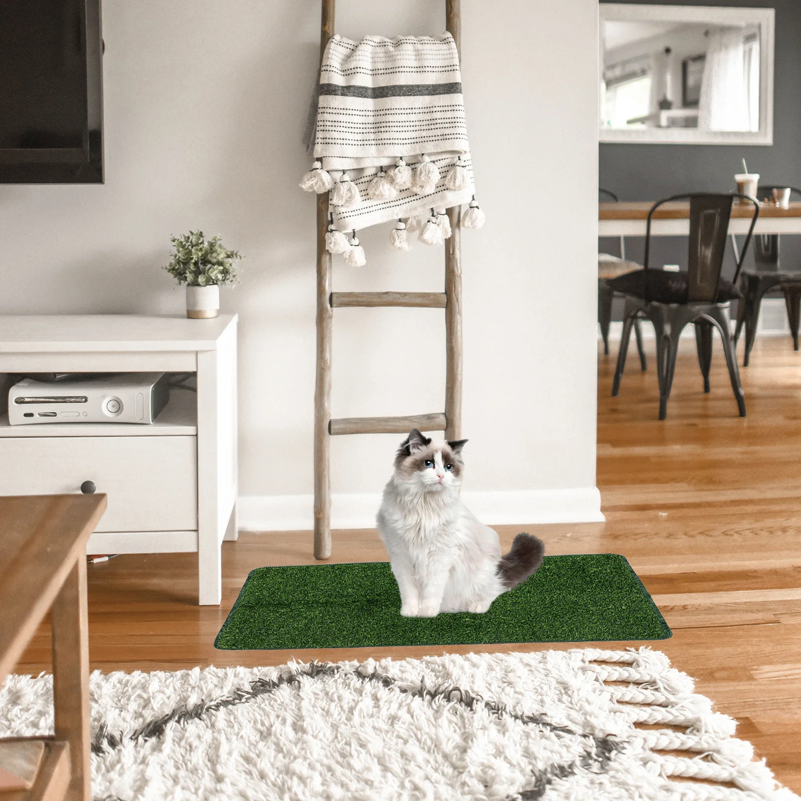 

Pet Grass Pad Replaceable Artificial Turf For Dogs Wear-Resistant Puppy Training Mat Portable Indoor Outdoor Decorative