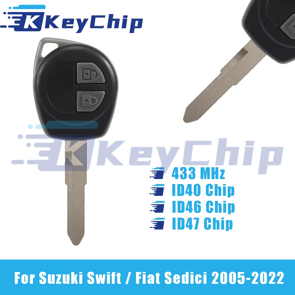 KeyChip Pro Π΄Π»Ρ Suzuki Swift SX4 Splash Ignis Cultus Fiat Sedici 2005-2022, 2-ΠΊΠ½ΠΎΠΏΠΎΡΠ½ΡΠΉ Π΄ΠΈΡΡΠ°Π½ΡΠΈΠΎΠ½Π½ΡΠΉ ΠΊΠ»ΡΡ, 433 ΠΠΡ, ΡΠΈΠΏ ID40 ID46 ID47 KeyChip Pro Π΄Π»Ρ Suzuki Swift SX4 Splash Ignis Cultus Fiat Sedici 2005-2022, 2-ΠΊΠ½ΠΎΠΏΠΎΡΠ½ΡΠΉ Π΄ΠΈΡΡΠ°Π½ΡΠΈΠΎΠ½Π½ΡΠΉ ΠΊΠ»ΡΡ, 433 ΠΠΡ, ΡΠΈΠΏ ID40 ID46 ID47
