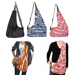 Pet Sling Bags Hand Free Small Dog Cat Sling Carrier BagAdjustable Strap Breathable Tote Bag Shoulder Bag For Cat Dogs Puppy