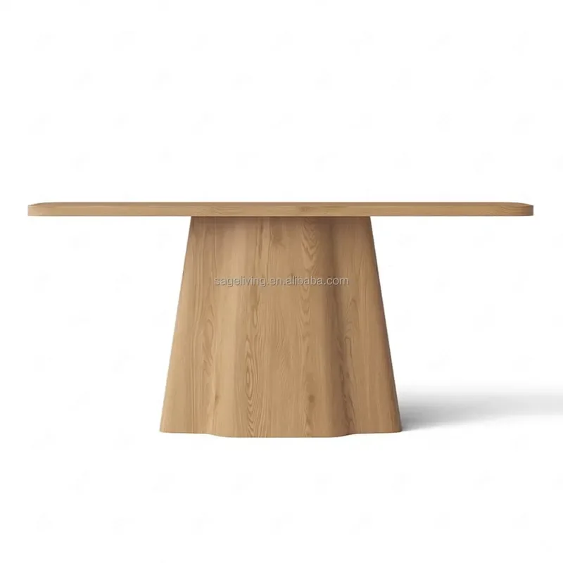 Sageliving Custom Solid Wood Entrance Table Solid Wood Hallway Console Table with Storage for Foyer Furniture