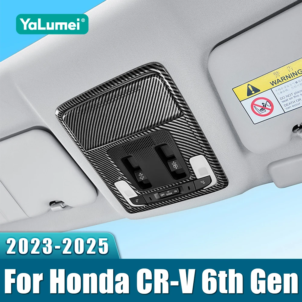 Autozubehör für Honda CR-V 6. Generation 2023 2024 2025 CRV Hybrid ABS Front Dome Leselicht Abdeckung Trim Fall Rahmen Aufkleber