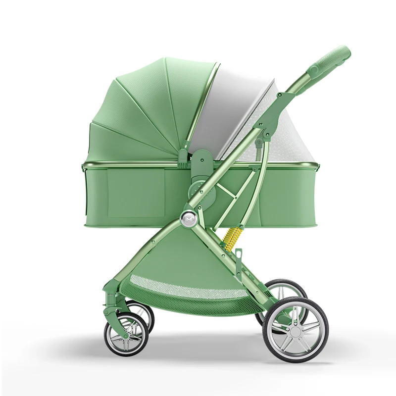 Luxurious Baby Stroller Can Sit Can Lie Baby Pram Portable Baby Travel System Large Space Stroller for Newborn