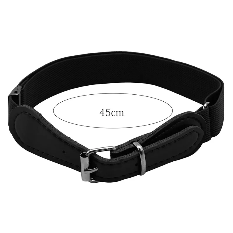 

Children Candy Color Belt Girls/Boys Elastic Waist Belt Metal Pin Buckle Kids Leather High Quality White/Red Strap Belts Fashion