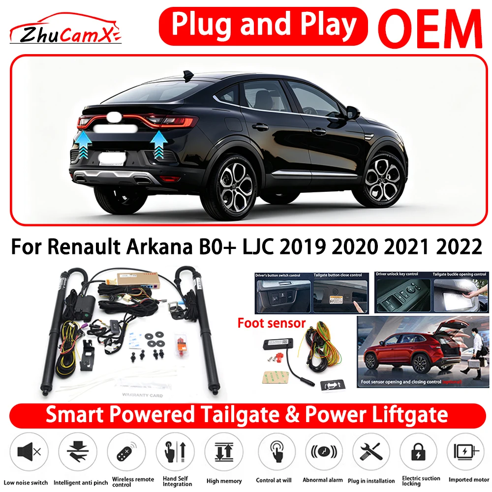 for Renault Arkana B0+ LJC 2019 2020 2021 2022 OEM Smart Powered Tailgate Power Liftgate Automatic Rear Trunk Tailgate Actuator