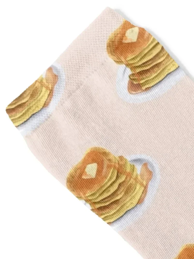 Pancakes Breakfast Illustration Socks crazy gifts Rugby funny gift Socks Women Men's