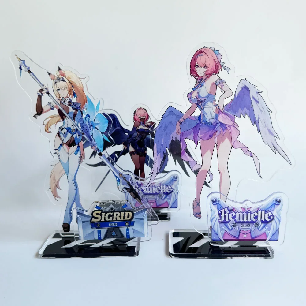 Zenless Zone Zero Collectible Acrylic Stand Model Keychain - Characters: Severian Lowell Remielle Dan Roxie Ifrita Price Clara F