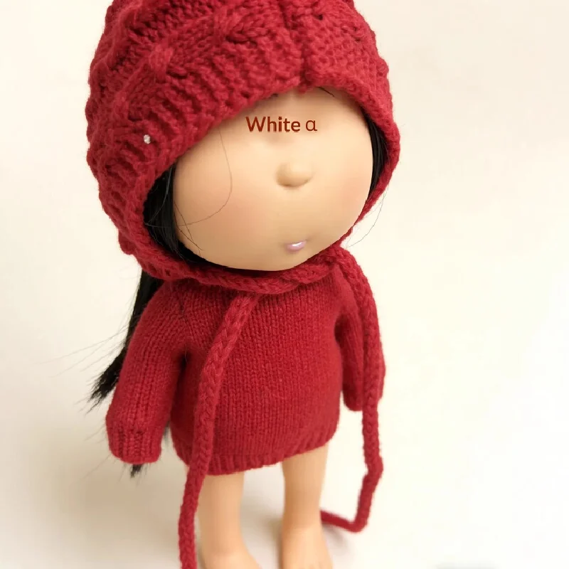 Spanish Mia Potato Doll Clothes - Suitable for 24-centimeter Mia dolls. Set of multi-color sweaters for easy outfit changes. Ver