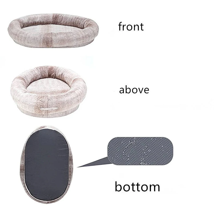 Newly Upgraded Modern Fashion Dog Bed Sofa Solid Style Ergonomic Memory Foam Giant Human Sized Thicken Washable Packed in Carton