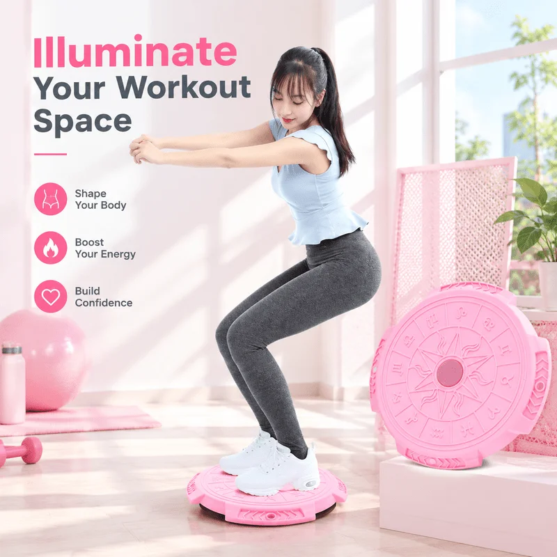 Waist Twisting Disc Reinforced Bottom Thickened Tough Pvc Stable Placement Break Home Gym Waist Abdomen Shaping Twist Exercise