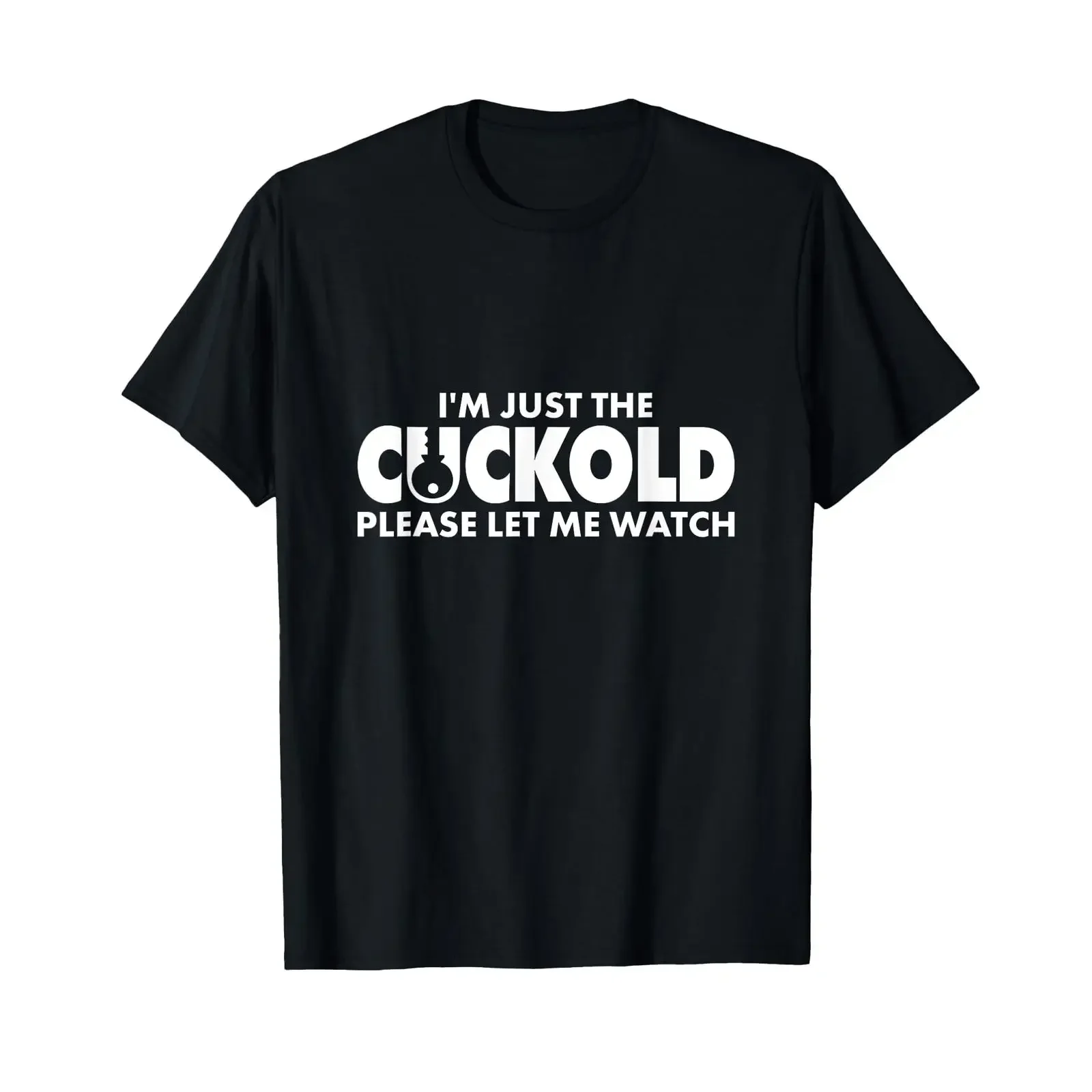 Men's T Shirt with German Text Ich bin nur der Cuckold Bitte lass mich zusehen black vintage Washed Top For Everyday Wear