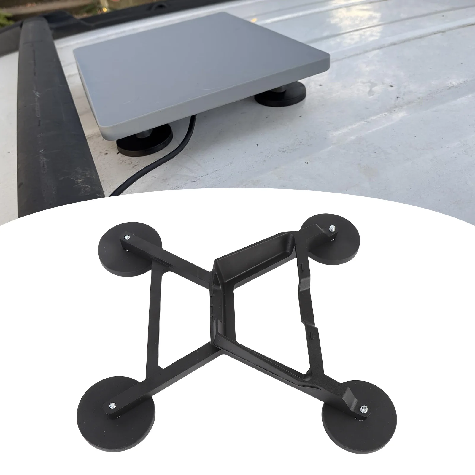 

Magnetic Car Roof Mount Enhanced Signal Reception Magnetic Quick Release Roof Mount Weather Proof 2 Inch for Camping Vehicles