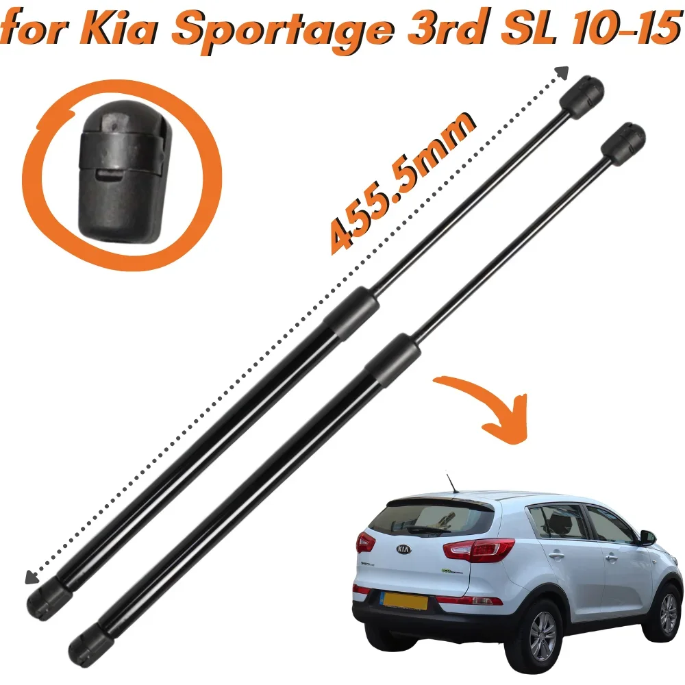 Qty(2) Trunk Struts for Kia Sportage 3rd SL 5-Door SUV 2010-2015 Lift Supports Gas Spring Tailgate Rear Boot Shock Absorber Prop