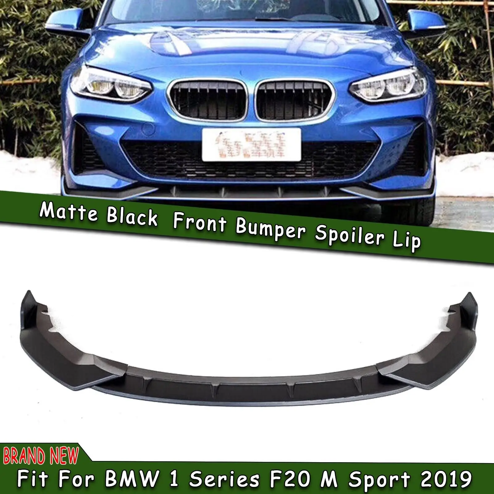 

Front Bumper Lip Spoiler for BMW 1 Series F20 M Sport 2019 Car Accessories Front Bumper Lower Guard Front Lip Surround