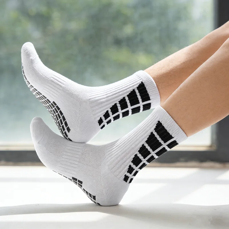 1/2/4/5/10pairs Men Women Sport Grip Socks Shockproof Breathable Basketball Socks