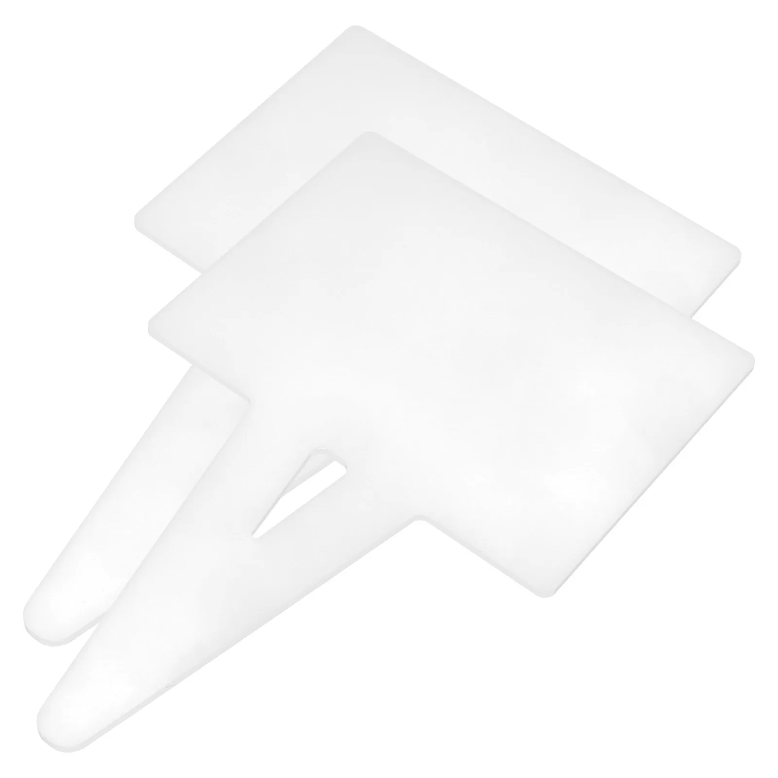 

2 Pcs Waterproof Price Tag Boards Reusable Retail Display Sign Fruit Labels Erasable Supermarket Accessory Whiteboard