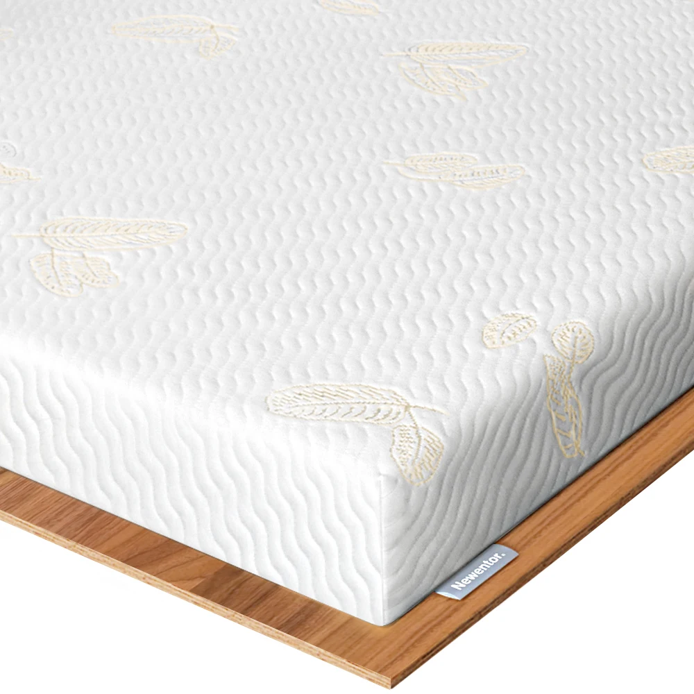 Newentor 2-in-1 Hardness Levels H2 & H3 Gel Topper 180 x 200 cm x10 cm Height Oeko-Tex Certified Mattress Topper Washable Cover