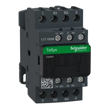 

LC1D258F7 LC1D258F7C TeSys D contactor - 4P(2 NO + 2 NC) - AC-1 = 440 V 40 A - 110 V AC coil