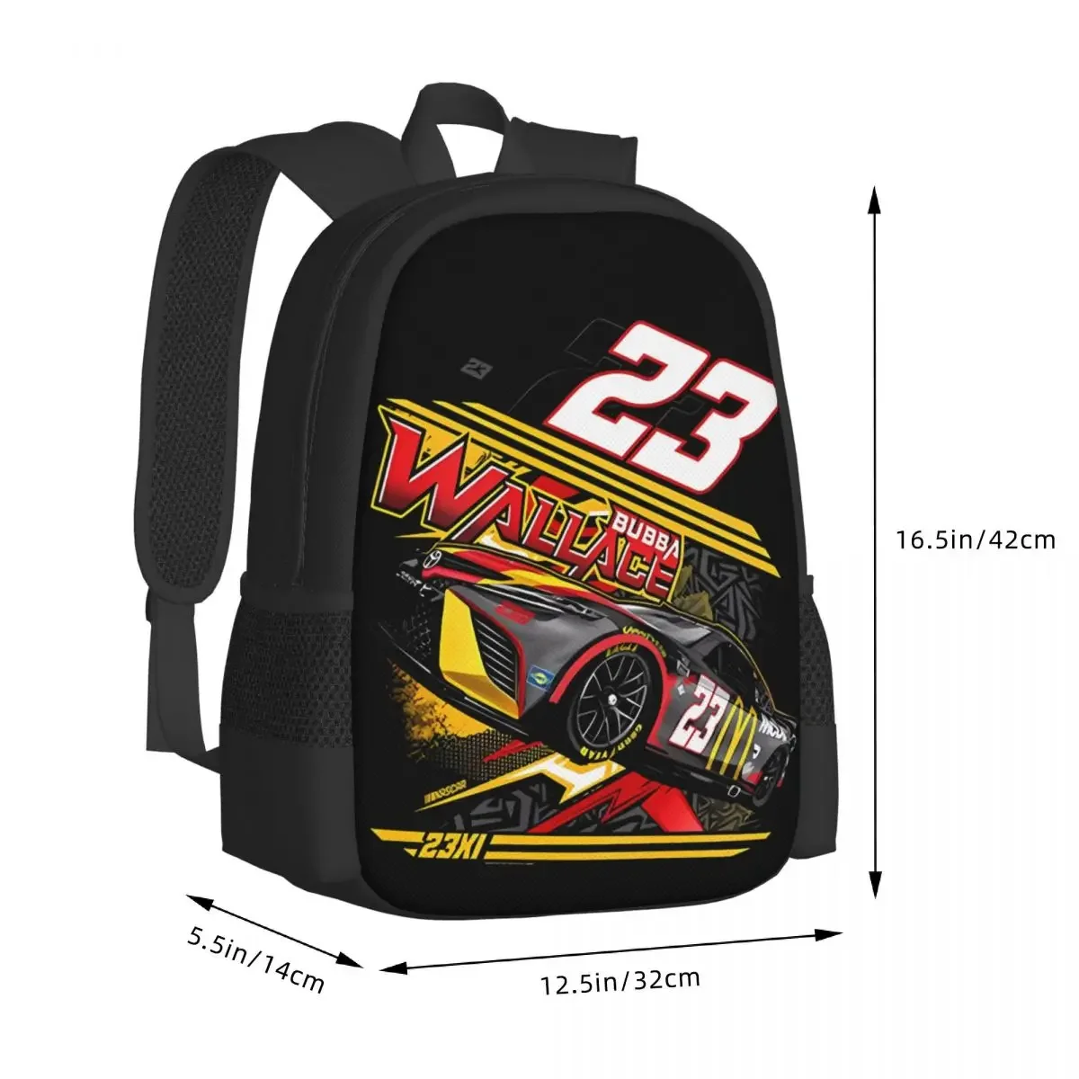 Bubba Wallace 23 Travel Laptop Backpack, Business College School Computer Bag Gift for Men & Women