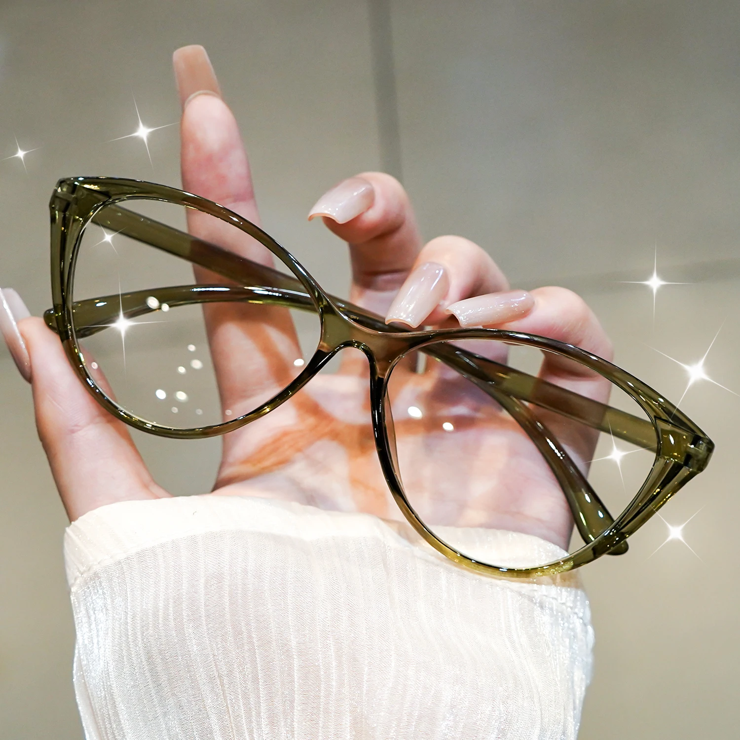 2 Stück modische Cat-Eye-Lesebrillen, bequeme Brillen für einen trendigen Look, Vergrößerung von +1,0 bis +4,0 – Detail 9