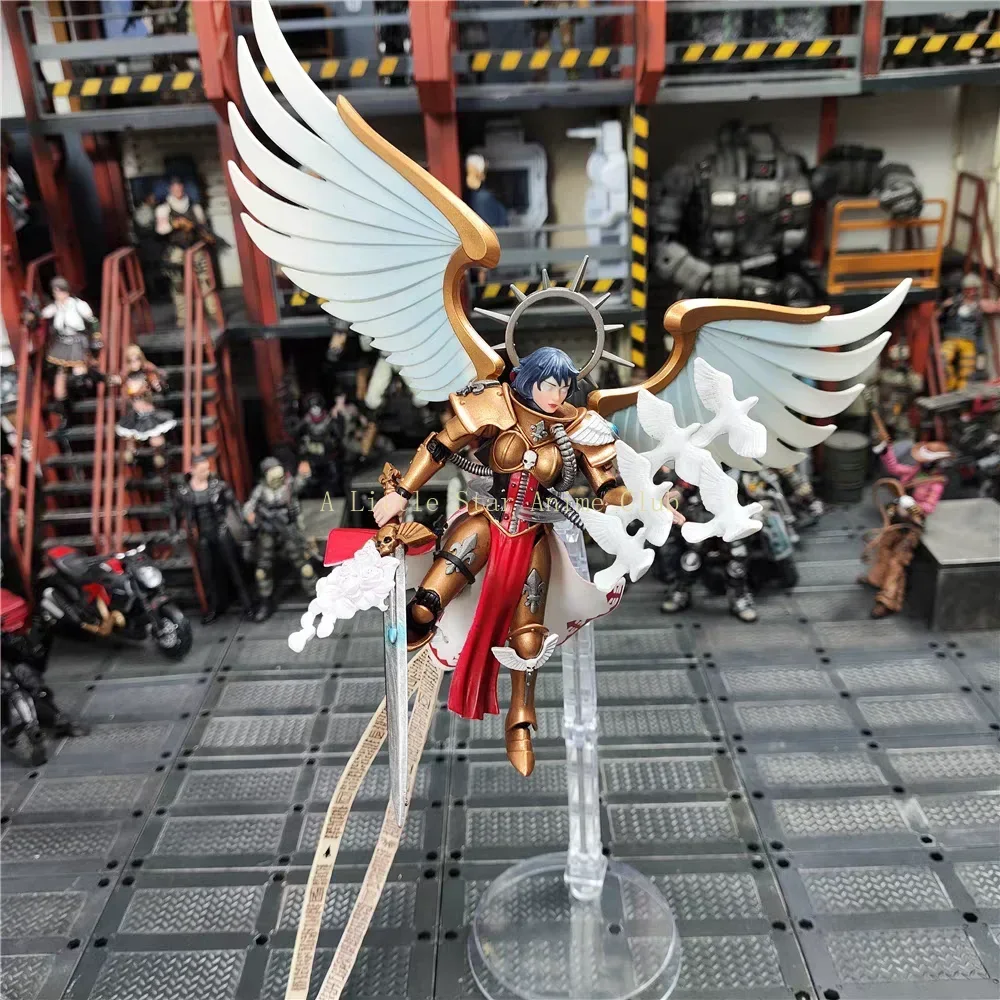 JOYTOY أصلي مصدر مظلم Warhammer 40K 1/18 Sisters Celestine Living Saint (مجموعة من 3) مجموعة ألعاب سلسلة الرسوم المتحركة #3