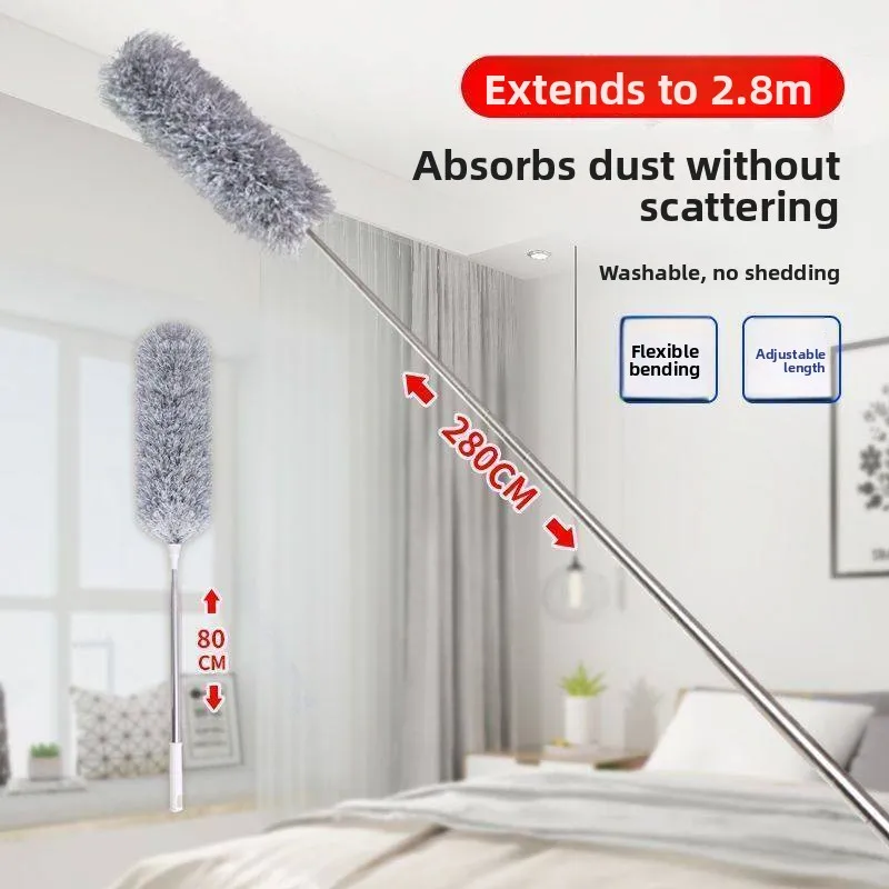 

Exble Chien Feather Duster Static Dust Cleaning Swee ay for Ceiling And Hard to Reach Areas Household C...