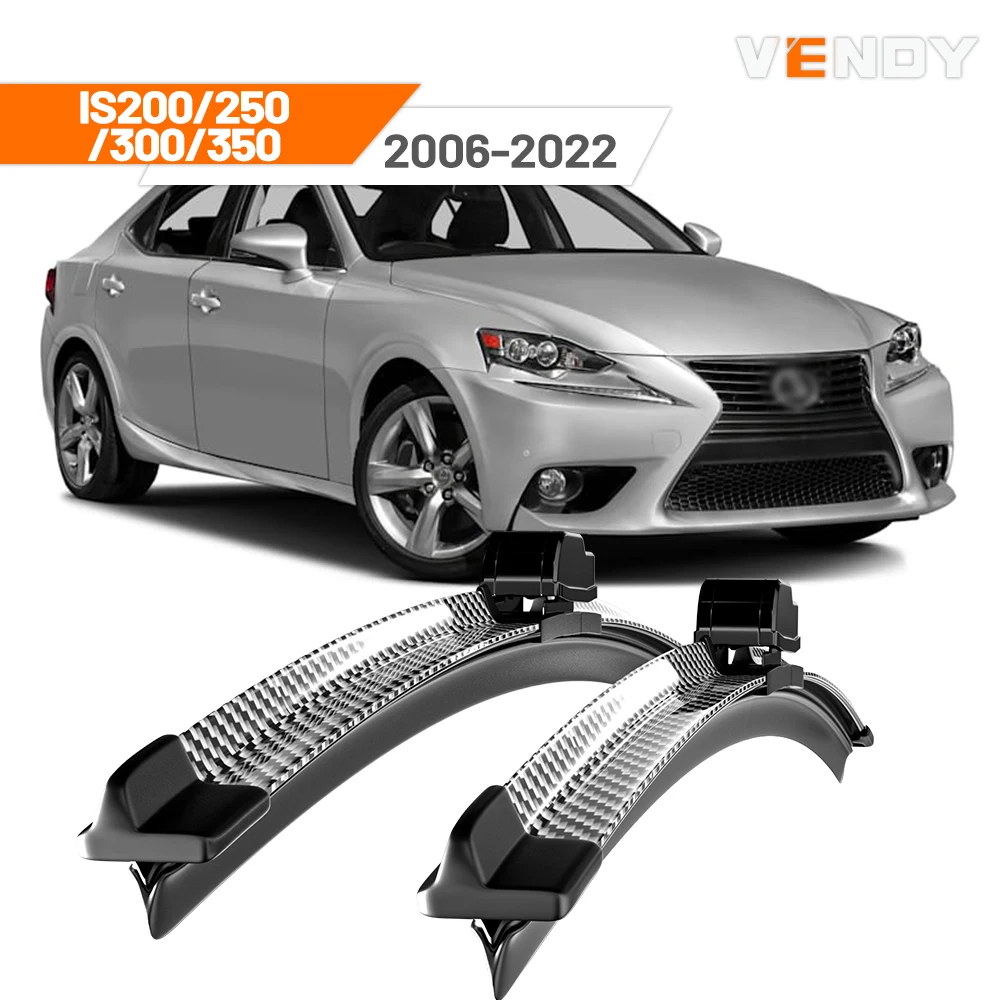 Für Lexus IS200 IS250 IS300 IS350 2006-2022 2007 2015 2016 2017 2018 2019 2 stücke Frontscheibe Wischer klingen Scheibenwischer