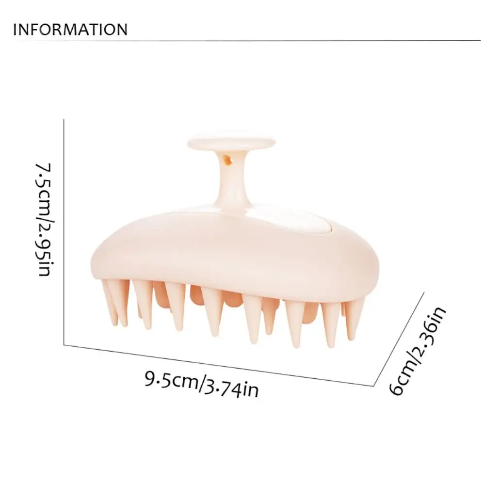 Silicone 2 in 1 Silicone Comb Hair Care Bath Scalp Massage Brush Soft Comfortable Hampoo Hair Washing Comb hair Salon