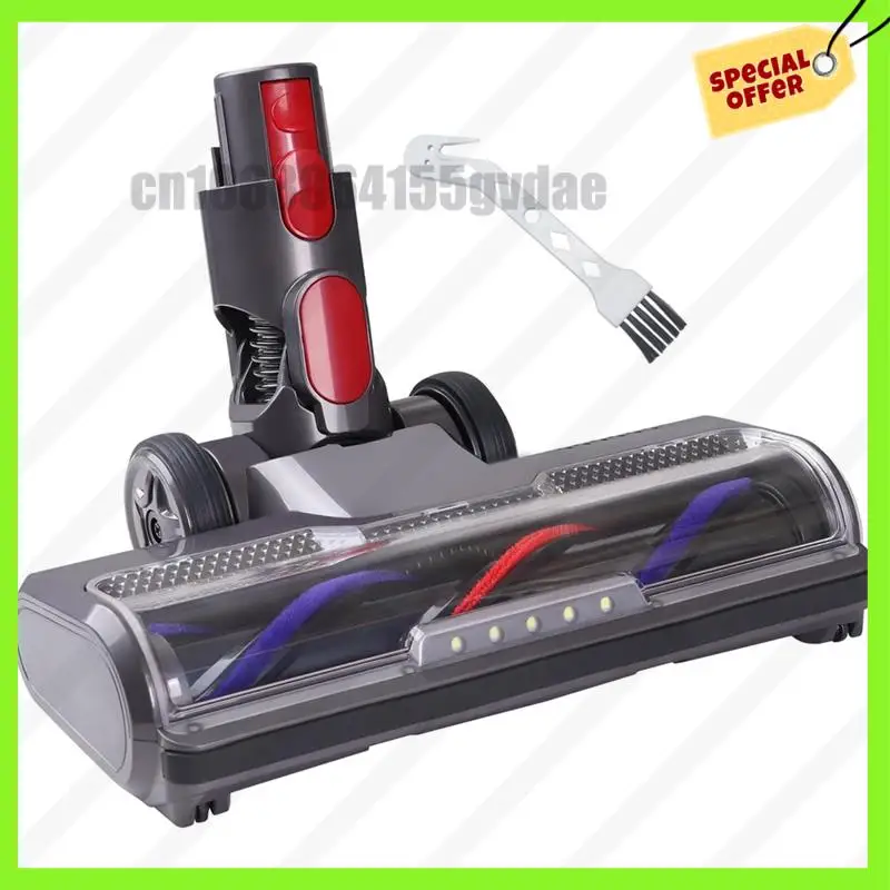 

-A61K Насадка для щетки для пылесоса Dyson V7 V8 V10 V11 V15 Насадка для пола с передней подсветкой для твердых полов и ковров