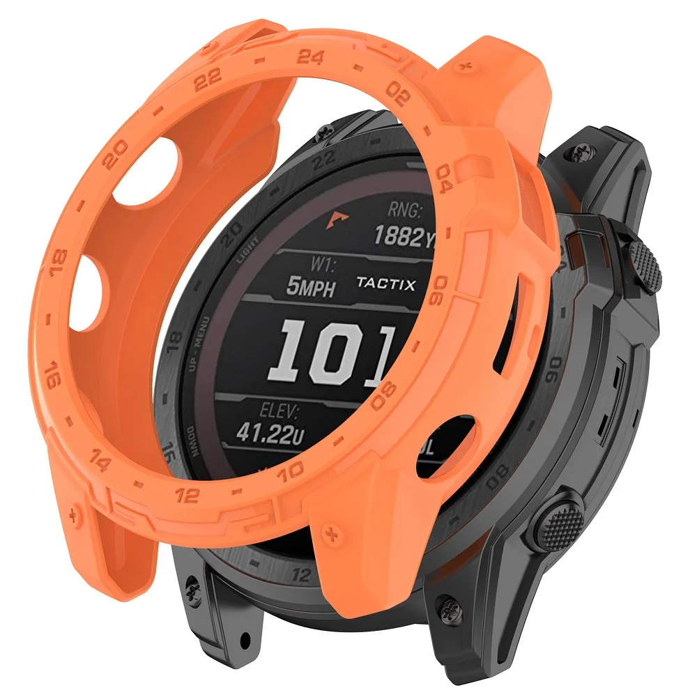 TPU Case for Garmin Fenix 7X Pro Fenix 7s Pro Tactix 7 Soft Silicone Case for Garmin Fenix 7 Protective Cover Shell Accessories