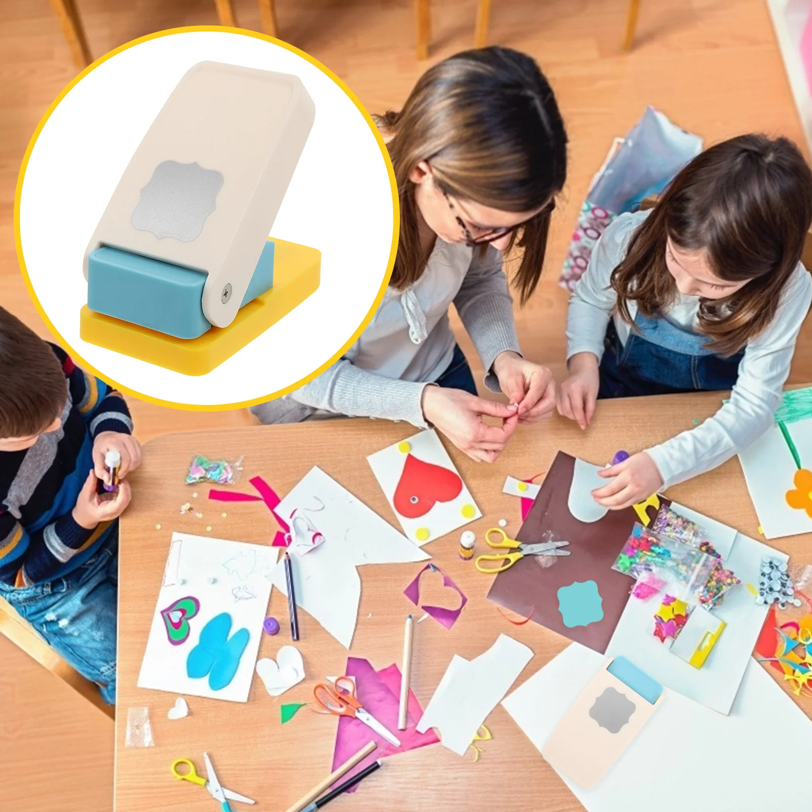 

DIY Paper Punch Craft Hole Puncher for Scrapbooking Kids Handmade Art Cards School DIY Craft Tool Hole Puncher