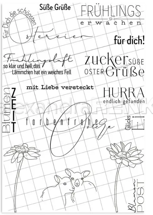 New Easter Clear Stamp /Seal For DIY Scrapbooking/photo Album Decorative Clear Stamp Sheets A7249