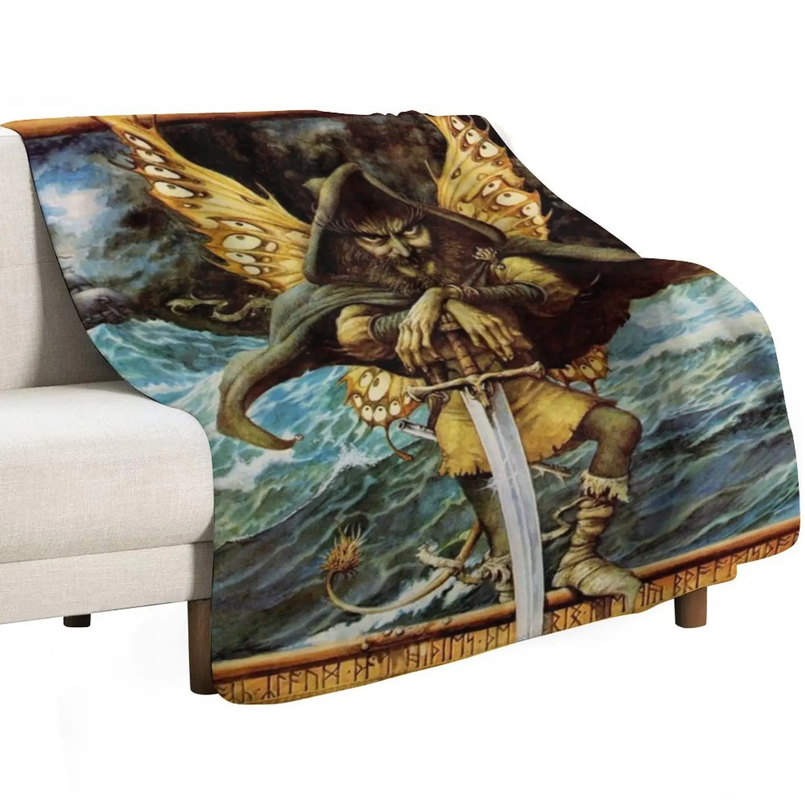 sword jethro tull 2020 sudahlah Throw Blanket Loose Summer Thermal Flannels Moving for winter Blankets