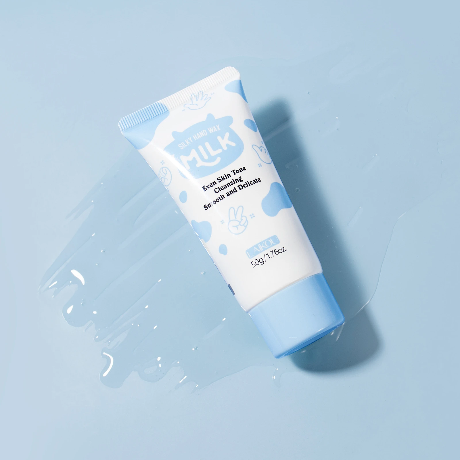 

LAIKOU Honey Milk Hand Wax 50g Peel Off Hand Mask Exfoliating Moisturizing Keratin Removal Nourishing Hand Care