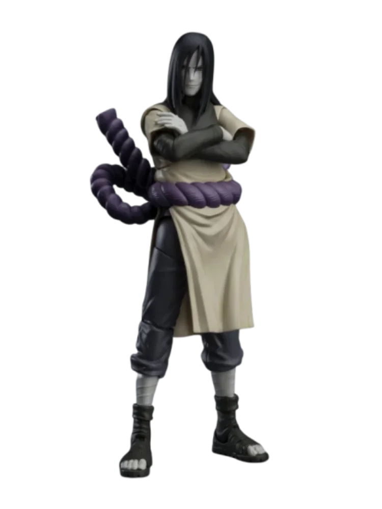 Genuine Bandai NARUTO SHF Orochimaru Seeker of Immortality Anime Action Figures Model Figure Toys Gift for Toys Hobbies Children