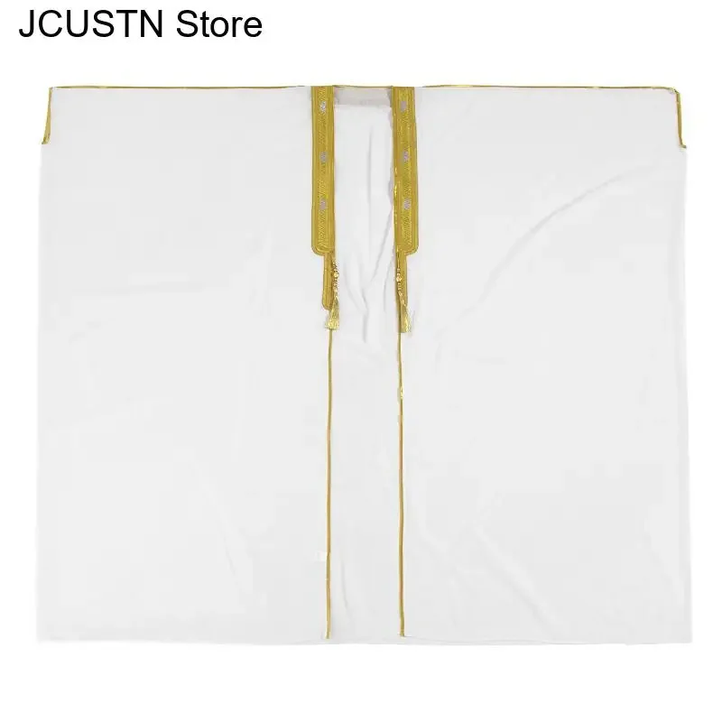 Bigsize Long Dress Islamic Ramadan Kimono Eid Muslim Men Jubba Thobe Saudi Arabic Musulman Caftan Dubai Mens Cardigan Robe