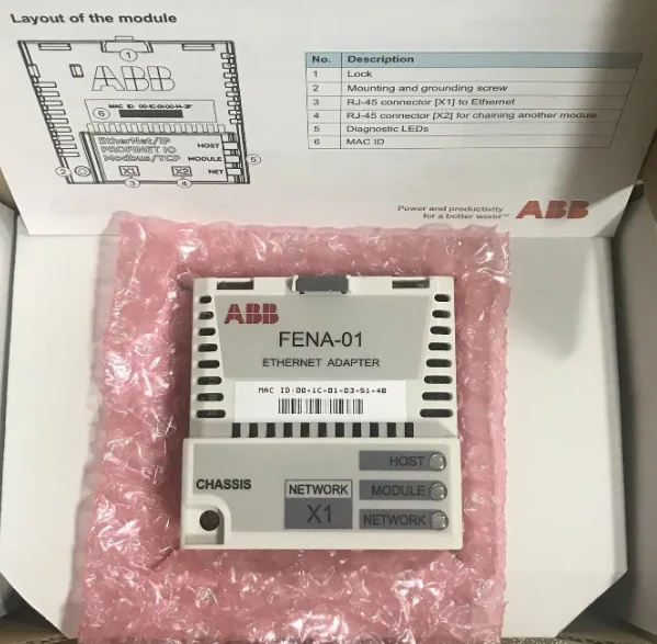 ABB FEIP-21 FMBT-21 FENA-11 FENA-21 FPNO-21 FEPL-02 FPBA-01 Original inverter communication module