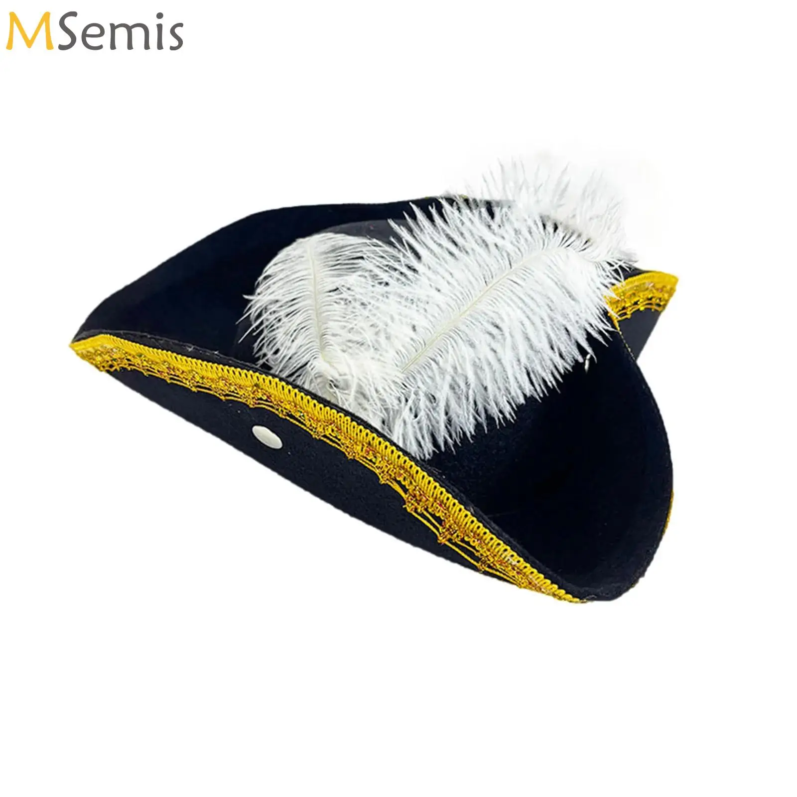 

1 шт. пиратская шляпа для женщин и мужчин, кепка капитана трехрога на Хэллоуин для взрослых, бал-маскарад, костюмы для вечеринок, реквизит, аксессуары для фотосъемки