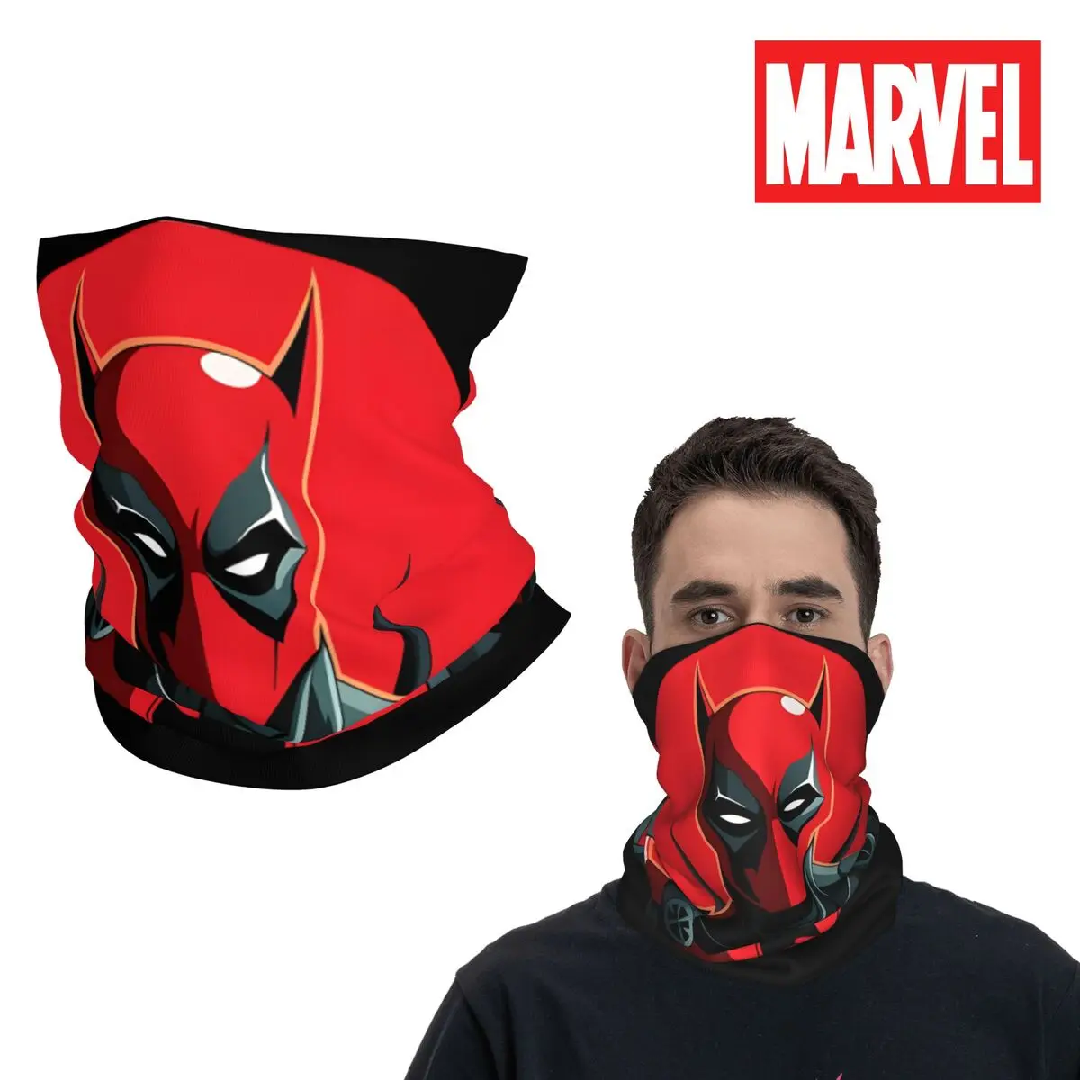 Popular Movies Deadpool & Wolverine Bandana Neck Gaiter Motocross Face Scarf Balaclava Riding Unisex Adult Winter