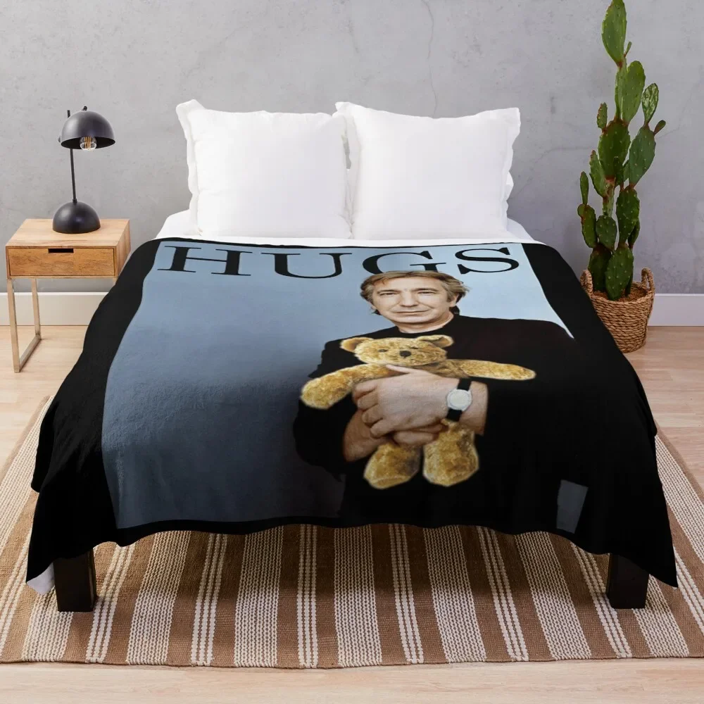 

Alan Rickman Throw Blanket All Weather Soft Throw Blanket for Sofa